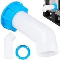 Garronda Auslaufventil IBC Auslaufverlängerung S60x6 mit Außengewinde GD-0217, (IBC Auslaufventil), IBC-Entwässerungsdüse S60x6