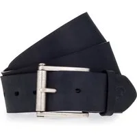 MUSTANG Ledergürtel "Preston" mit Vintage-Look, Roll-Schließe, 4,5 cm