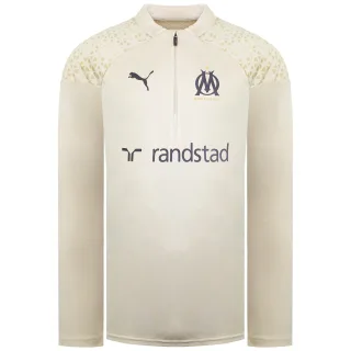 Puma Olympique Marseille Sandfarbenes Herren-Fußballoberteil