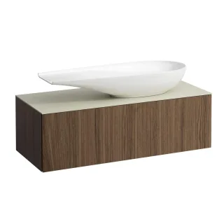 LAUFEN Waschtischunterschrank und Waschtischplatte ALESSI 500x1200x370 H4313230976301
