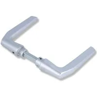 MS Beschläge Türbeschlag Aluminium Drückerpaar Türklinke Griffstück 8mm Vk