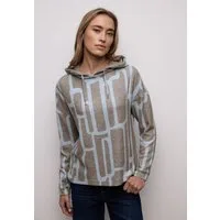 STREET ONE Langarmshirt im Hoodie-Style