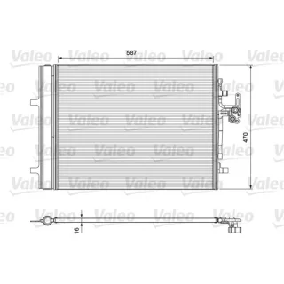 Valeo Klimakondensator Land Rover Volvo