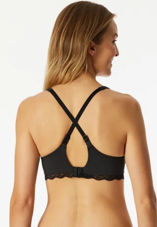 SCHIESSER - Bügel BH mit Schale schwarz - Gr. - 85C