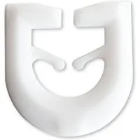 dekondo Gardinengleiter T-Gleiter / T-Laufrollen / Faltengleiter / Gardinenhaken, für Gardinen- oder Vorhangschienen mit T-Profil, (200-St), mit Faltenlegehaken