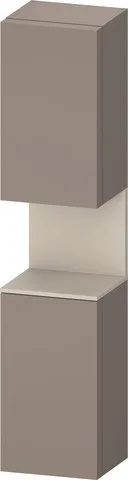 Duravit Qatego Hochschrank Basalt Matt 400x360x1760 mm - QA1346L83430000 QA1346L83430000