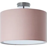 OTTO home Deckenleuchte Stellan, ohne Leuchtmittel, Deckenlampe mit Stoff - Schirm, Ø 40 cm, Höhe 32 cm
