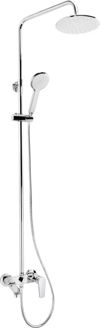 Neuesbad Serie 100 Duschsäule mit Wannenarmatur, Chrom NB1DENAC01UM1