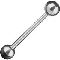 Taffstyle Piercing-Set Piercing Barbell Hantel Ohr Zunge Brust Intim, Stab Hantel Stecker Ohrpiercing Zungenpiercing Oral Tragus Helix Kugel