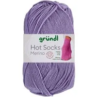 Gründl 50 Gramm Gründl Hot Socks Merino Superwash 4-fach Häkelwolle