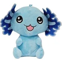 soma Kuscheltier Axolotl Kuscheltier Echse Molch Figur Plüsch 18 cm Püsch blau (1-St), Axolotl Plüschtier Molch Kuscheltier Figur Plüschtier Wassertier