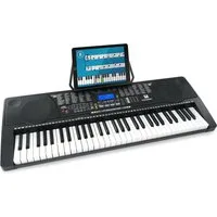 McGrey Home-Keyboard LK-6150 - Einsteiger-Keyboard mit 61 Leuchttasten (1-St., mit Notenhalter), 255 Sounds und Rhythmen - integrierter MP3-Player & Lernfunktionen