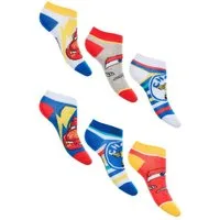 Disney Cars Sneakersocken Lightning McQueen Kinder Jungen Sneaker Strümpfe Socken (6-Paar)
