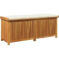 vidaXL Gartenbox Outdoor-Kissenbox 150x50x60,5 cm Massivholz