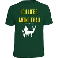 RAHMENLOS® T-Shirt für Jäger - ich liebe es, wenn meine Frau ...
