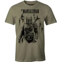 Star Wars T-Shirt The Mandalorian Olivgrün