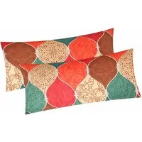 Heubergshop Kissenbezug, (2 Stück), 2er Set 40x80cm Orientalisches Muster Orient Baumwolle (EW-Casa-40x80)