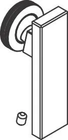 Hansgrohe Griff Axor Edge Wannen/Brausemischer Unterputz chrom, 93565000 93565000