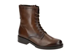 Gabor 71.791 Damen Stiefeletten Braun Sattel Effekt Blockabsatz 2cm
