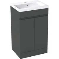 duschspa Waschtisch Badmöbel in 60 cm Standschrank