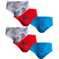 PAW PATROL Slip 6x Paw Patrol Jungen Unterhosen Schlüpfer 98 104 110 116 128 Logo Druck Paw Patrol