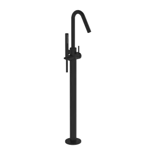 VitrA Origin Einhebel-Wannenfüll- und Brausearmatur Bodenmontage Schwarz Matt WTC,A4268136WTC A4268136WTC