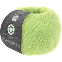 LANA GROSSA PER FORTUNA Häkelwolle, 190 m (flauschiges Kettengarn aus Bio-Baumwolle mit GOTS-Zertifikat), 50 g