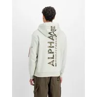 Alpha Industries Kapuzensweatshirt BACK PRINT HOODY Baumwollmischung, regular fit