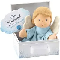 Sterntaler® Schmusetuch Schutzengel, hellblau, mit Geschenkbox
