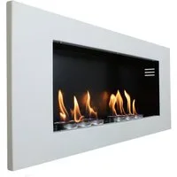 Kaminbau Mierzwa Echtfeuer-Dekokamin Aurora (Supreme, Brenngel & Bio-Ethanol Kamin inkl. 6 Brenndosen & Keramische Watte), Farbwahl, Gelkamin, Ethanolkamin, Kaminofen, Wandkamin