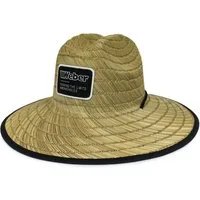Weber GmbH Strohhut #Werkeholics Sommerhut mit breiter Krempe Sonnenschutz leicht und atmungsaktiv, UV-schützend