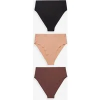 Next High-Waist-Slip 3er-Pack No VPL Hochbund-Slips, hohes Bein (3-St)