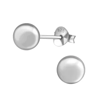 Kugel Ohrringe aus 925 Silber