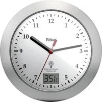 Mebus Wanduhr Funk Wanduhr 41124 (Badezimmer-/Feuchtraum geeignet)
