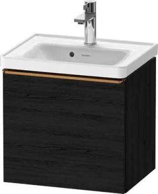 Duravit D-Neo Waschtischunterbau wandhängend Eiche Schwarz Matt 484x372x440 mm - DE4248004160000 DE4248004160000