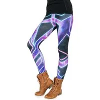 cosey Leggings Neon Line Leggings, 2 Größen (XS–S & M–L) (38/M bis 40/L)