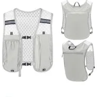 Blusmart Trinkrucksack Trinkrucksack, Laufrucksack, Trailrunning-Rucksack (Verstellbar, leicht, atmungsaktiv, wasserdicht, Unisex, mit Reflektorstreifen), Geeignet zum Laufen, Radfahren und Wandern