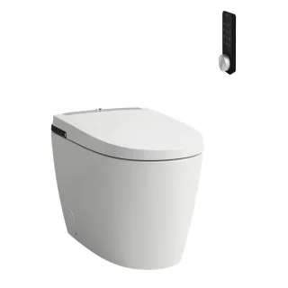 LAUFEN Dusch-WC ALVIA, bodenstehend Spülrandlos, Tiefspüler LCC Weiß, H8231604000001 H8231604000001