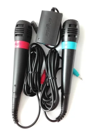 Sony PlayStation 2 - Singstar Set (2 Mikrofone inkl. USB-Adapter)