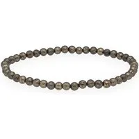 Lebensquelle Plus Armband Pyrit Mini-Kugelarmband, 4 mm