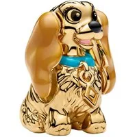 Pandora Charm-Einhänger 764468C01, Disney, Susi und Strolch, Vergoldet