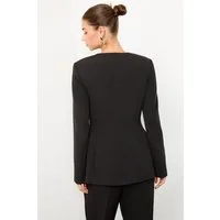 LIPSY Jackenblazer Lipsy Kragenloser Blazer (1-tlg)