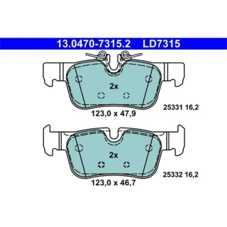 ATE Bremsbel?ge hinten BMW 1er 2er I3 X1 X2 Mini Mini