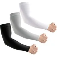 Bwecuy Armlinge 3er Pack UV Schutz Ärmel Atmungsaktiv mit kühlendem Effekt für Outdoor