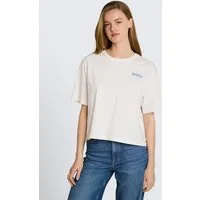 TOM TAILOR Denim T-Shirt T-Shirt Boxy Fit T-Shirt mit Rückenprint