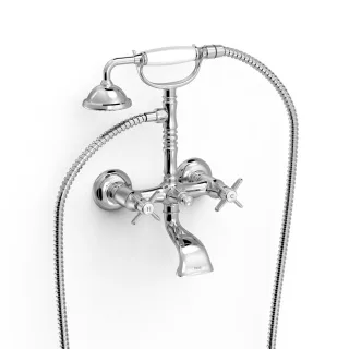 Tres Aufputz 2 Griffmischer für Wanne und Dusche , 24217601 24217601