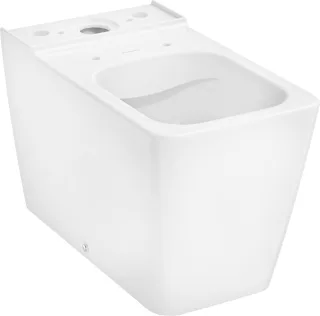 Hansgrohe Stand WC EluPura Q f.aufge.Spülka 640 wand.hor./v.Abg. spülr.AFF SMC we, 61164450 61164450