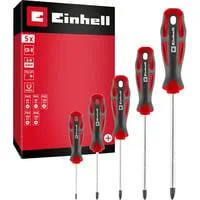 Schraubendreher-Set PH, 5-teilig schwarz/grau, Ergonomische Zweikomponentengriffe