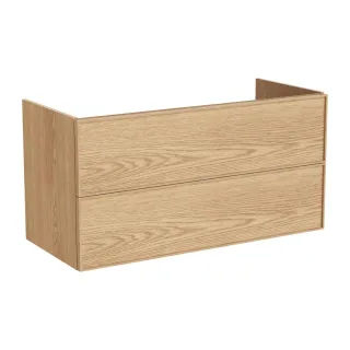 VitrA New Metropole Edge Waschtischunterschrank mit 2 Vollauszügen 118 x 52 x 60 cm (BxTxH),67361 67361