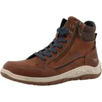 Mustang Shoes Benedetto Schnürboots High Top Sneaker, Schnürboots mit Reißverschluss